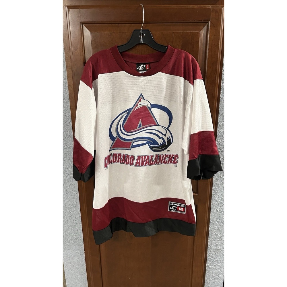 Colorado Avalanche Logo Athletic Vintage NHL Hockey Jersey Medium USA Made